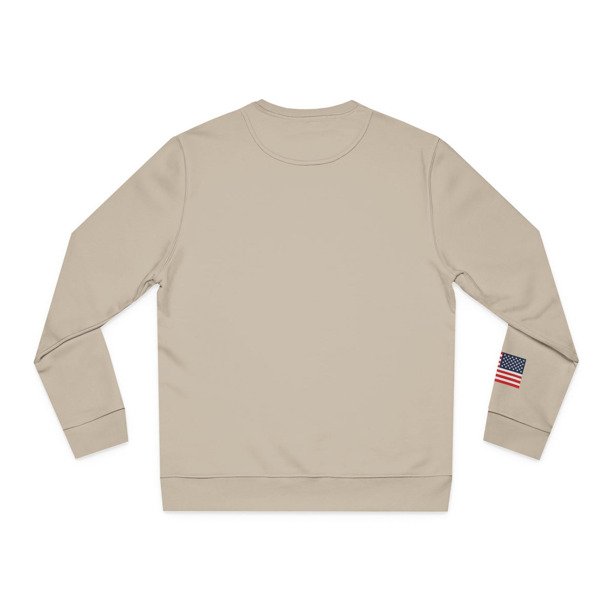 250th Anniversary Organic Sweatshirt with American Flag Sleeve